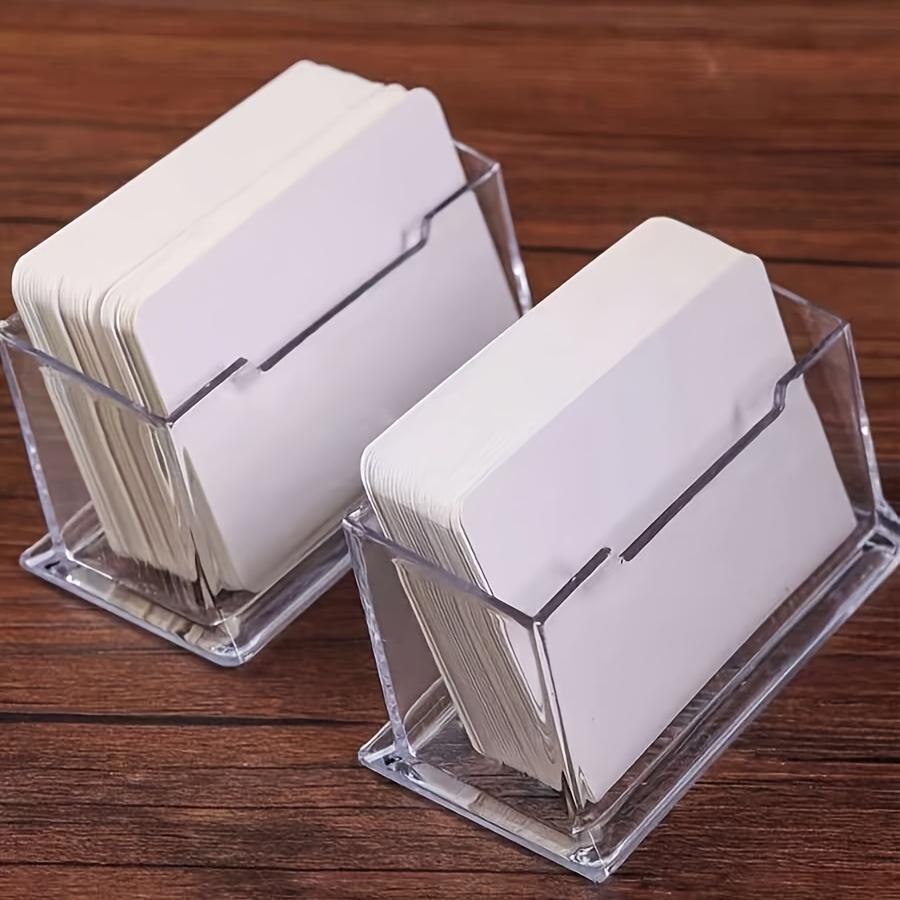 Transparent Layer Business Card Storage Box,Business Card Case,Used To Store Business Card  for Various Exhibition Front Desks