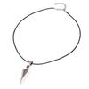 Necklace Alloy Simple Fashionable Arrowhd Pendant Men Necklace Jewelry for Birthday Party