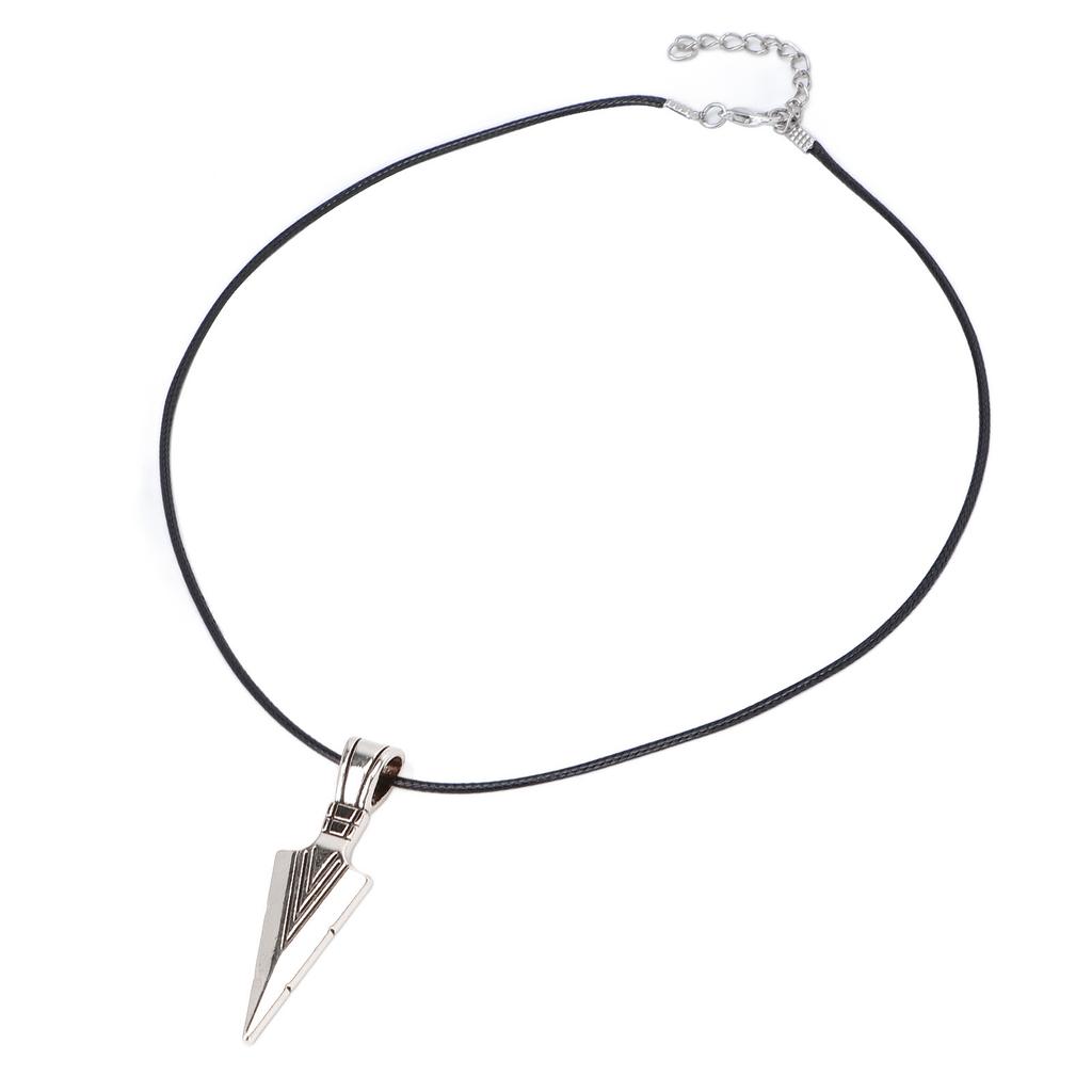 Necklace Alloy Simple Fashionable Arrowhd Pendant Men Necklace Jewelry for Birthday Party