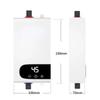 5500W Household Instant Electric Water Heater Mini Digital Display Water Heating Machine Portable Bathroom Hot Water Shower Set