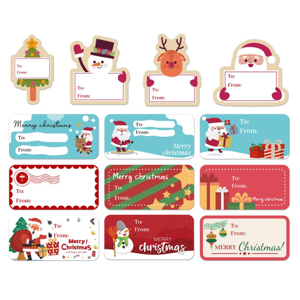 

Наклейки на заказ 100 шт. Веселая рождественская бутылка для воды X114 A11-130pcs-16x20cm