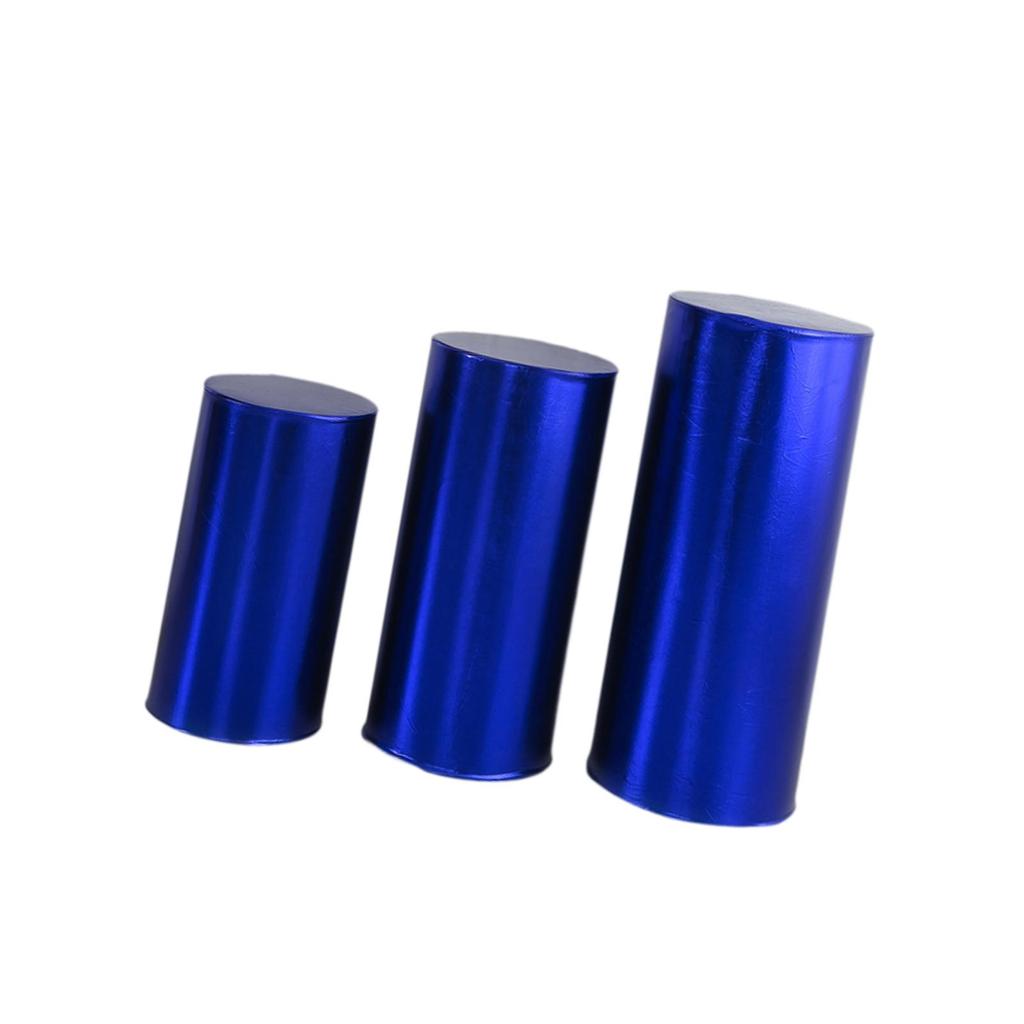 3x Plinth Stand Pillar Covers Tablecovers for Birthday Thanksgiving Wedding