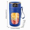 Portable Electric Juicer LED Digital Display Smoothie Blender Fruit Juicer Cup  Fruit and Vegetable