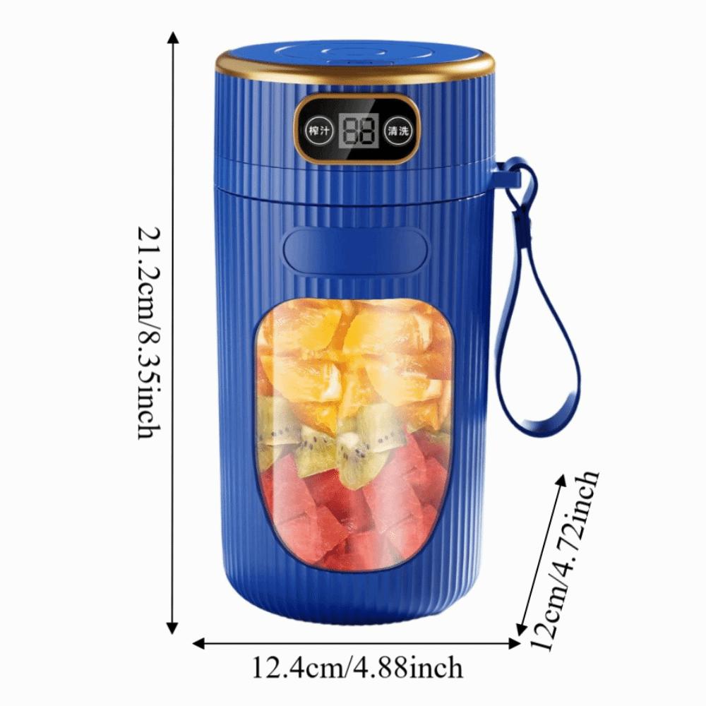 Portable Electric Juicer LED Digital Display Smoothie Blender Fruit Juicer Cup  Fruit and Vegetable
