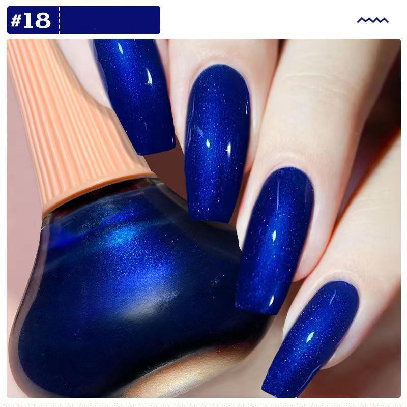 Nail Art Populaarne piimvalge küünelakk Kiiresti kuivav kauakestev lakk matt pärlmutterlaser-särav küünelakk Mark