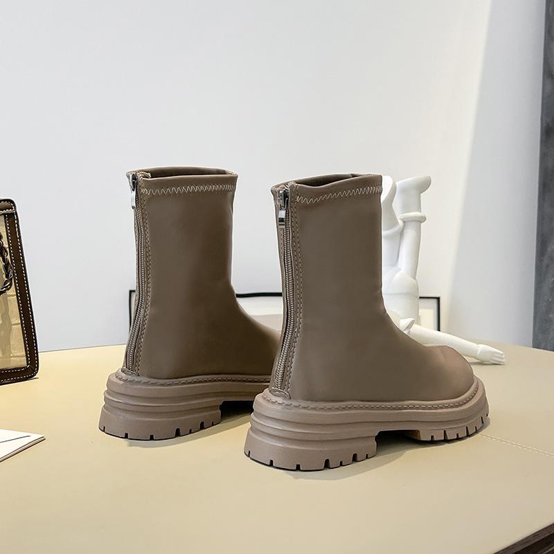 

Ботинки Мартин в британском стиле женские 2025 новые платформа интернет-знаменитости весенне-осенние одинарные ботинки мягкая кожа тонкие ботинки маленькие короткие ботинки 40