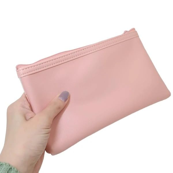 K Company Sanrio Characters Clear Flat Hello H115 X W200 X D18mm Pouch, Kitty, (SAC-CLP-KT)