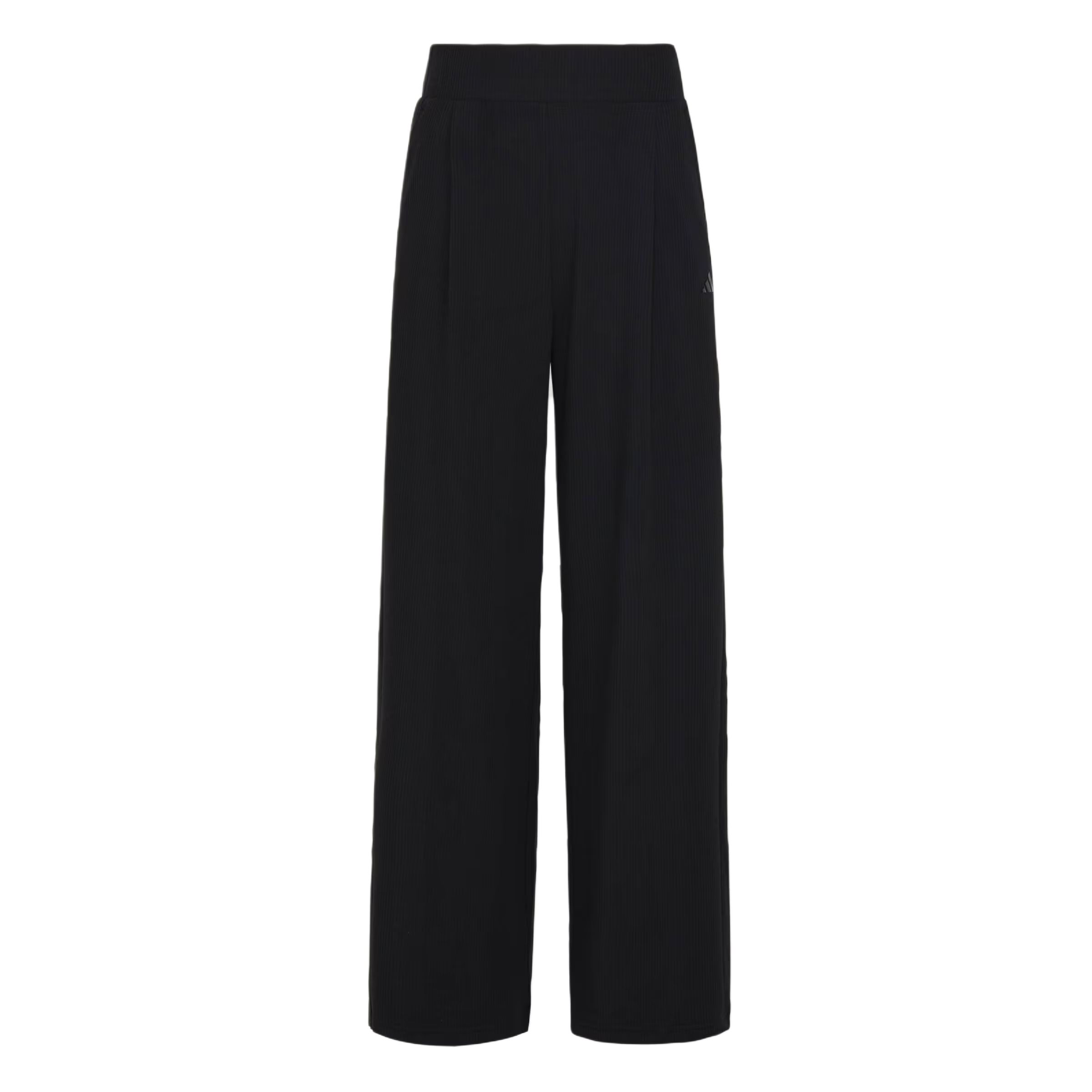 

Adidas Soft Lux Wide High Waist Drawstring Knit Sports Pants Women bottoms KH2639 XS