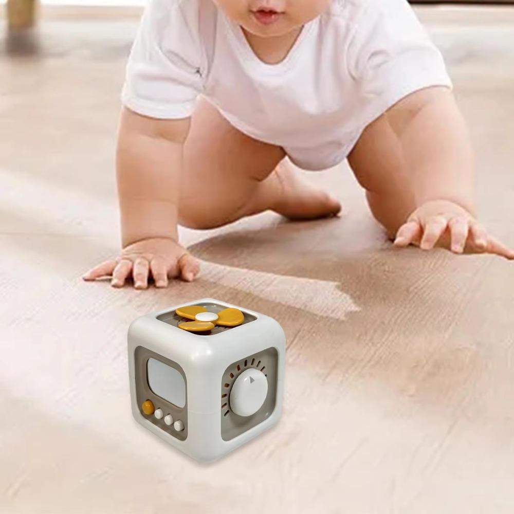 Fall-resistant 6 In 1 Montessori Cube Toy Plastic Montessori Educational Toy Kindergarten