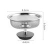 Filtru pentru chiuveta de bucătărie din oțel inoxidabil Chiuvetă cu plasă Filtru de canalizare Scurgeri de pardoseală pentru baie Filtru pentru orificiul de scurgere a deșeurilor