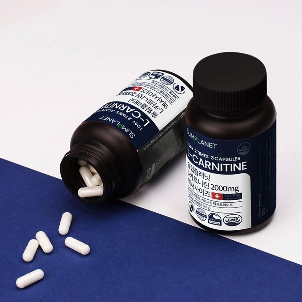 [Slim Planet] L-Carnitine 2000mg Exercise, 90 tablets, 1 unit, Korean essential health food