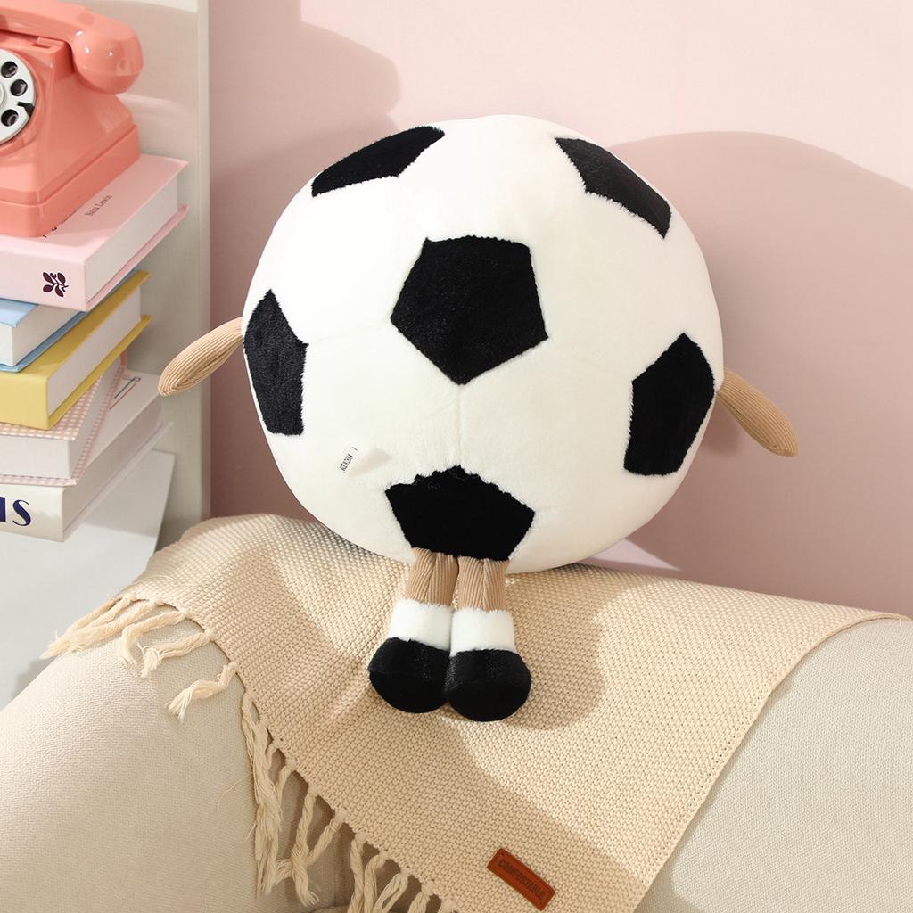 Fun Simulated Football Doll Plush Toy Cute Ball Doll Children's Pillow To Give Boyfriend Gift Dolls