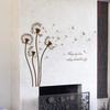 Zdejmowane mlecze DIY naklejka ścienna Home naklejka salon dekoracja sypialni