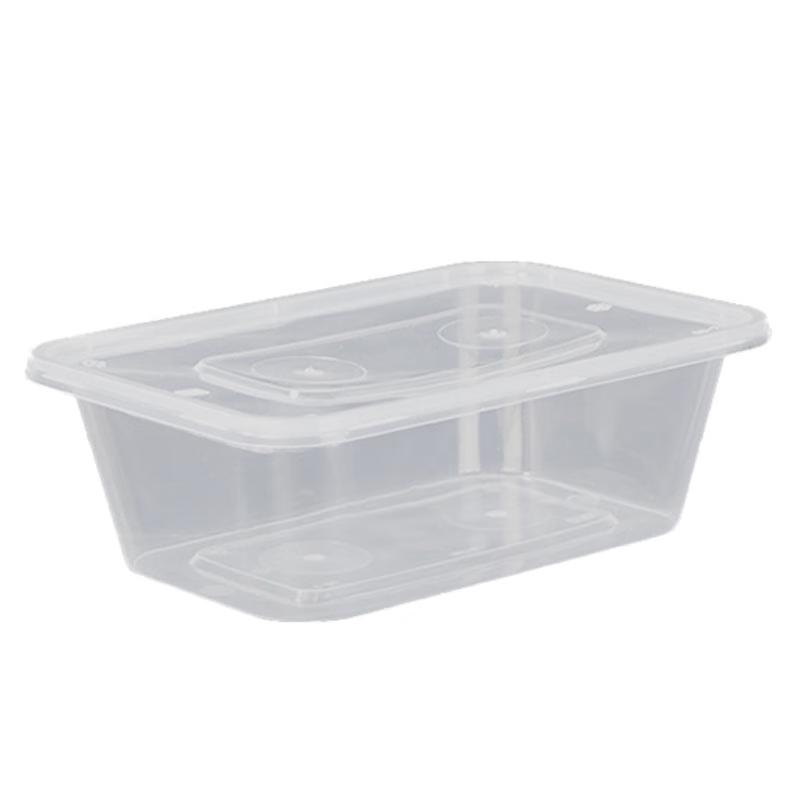 Gongba Square Single-Compartment Disposable Takeout Container