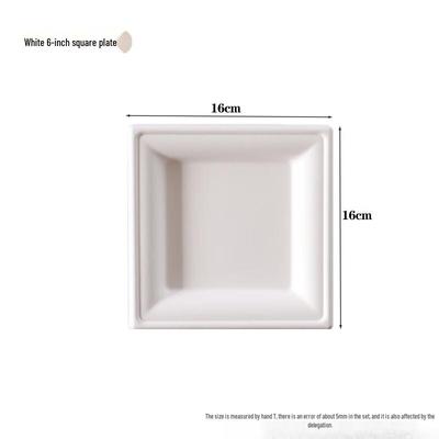 Biodegradable Bamboo Disposable Plates