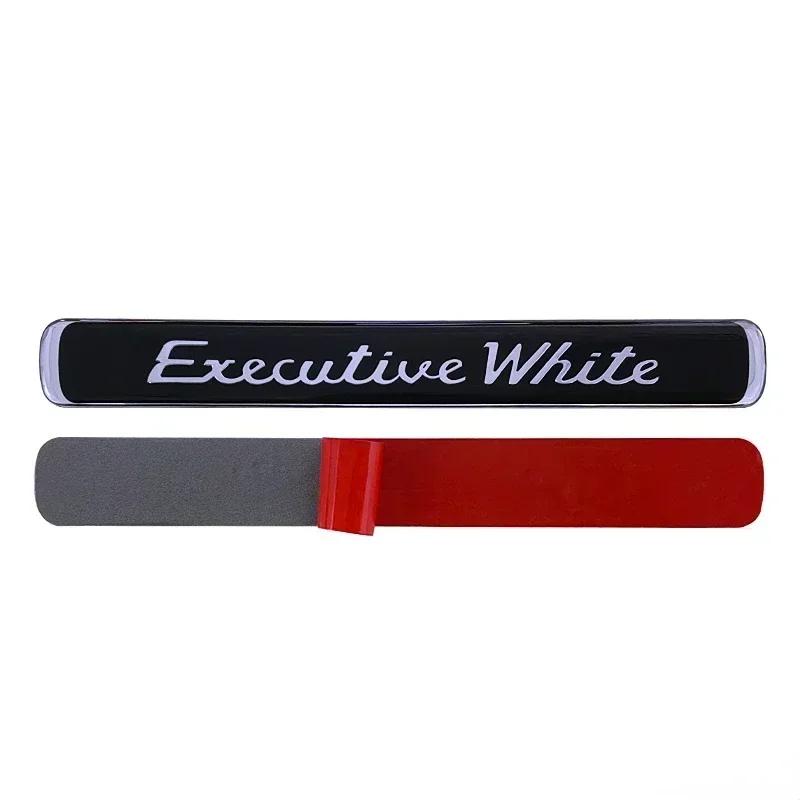 Car Sticker Executive Black White Emblem 60th Anniversary Badge Decal for Toyota Tundra Corolla Prado Brownstone Limited Edition