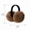 Folding Plush Earmuffs Faux Fur Ear Warmer Fashion Earflap Protection  Outdoor