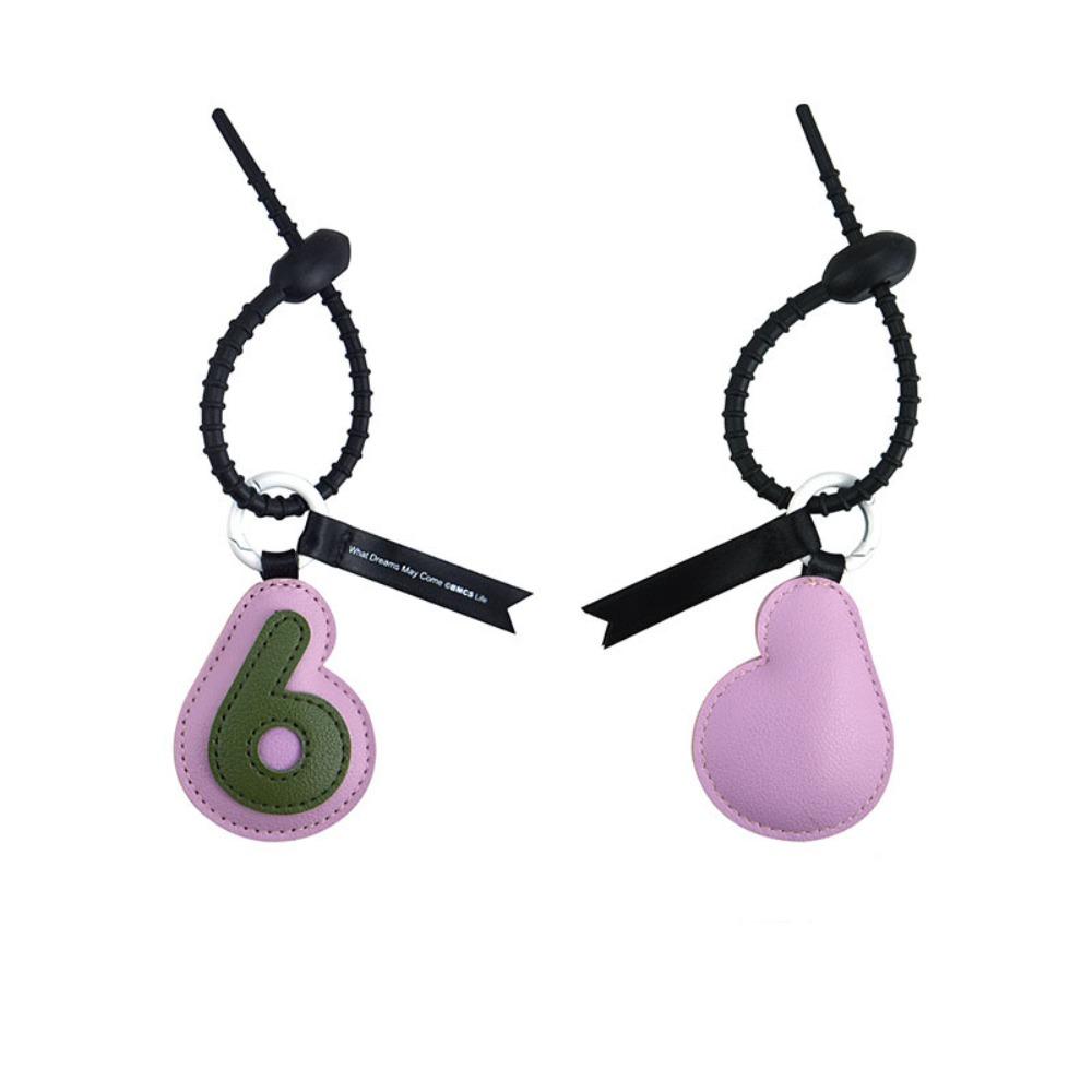 

Шарм для сумки Номер Брелок из искусственной кожи Кожаный брелок ручной работы Украшение Аксессуары Style G