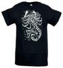 Sting White Scorpion WWE Herren Schwarz 100% Baumwolle T-Shirt Herren T-Shirts Oberteil