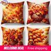 Home Decor Autumn Leaves  Basket Decorative Pillow Covers Pattern Cushion Cover Suitable For Sofa Bedroom Car Pillow Cover