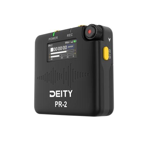 

DEITY PR-2 Stereo Pocket Recorder with Lavalier Microphone, 24-bit/32-bit Float Recording, Live Monitoring, Timecode, and App Control