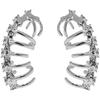 Metal Devil Horns Hair Clip Y2K Vintage Elf Ear Clip for Women Man Goth Punk Rock Design Cool Ear Cuff Party Costume Accessories