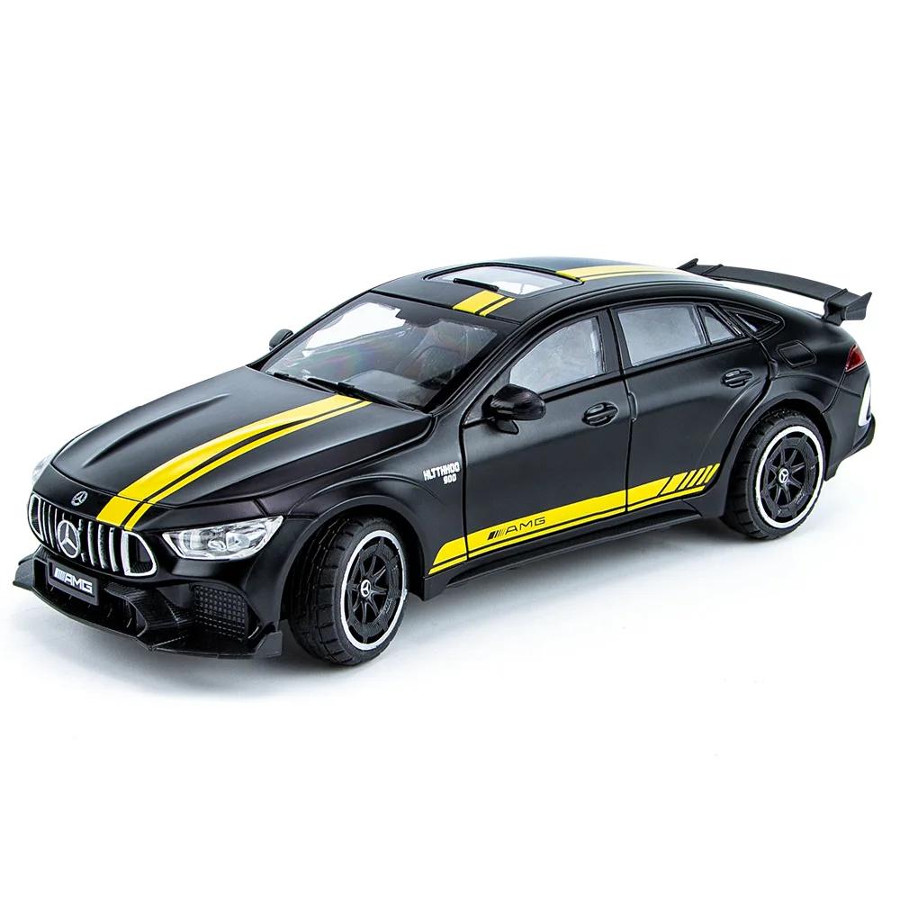 1:24 Mercedes Benz AMG GT63 Alloy Car Model Diecasts Metal Racing Car Simulation Sound Light Collection Kids Toy Gift