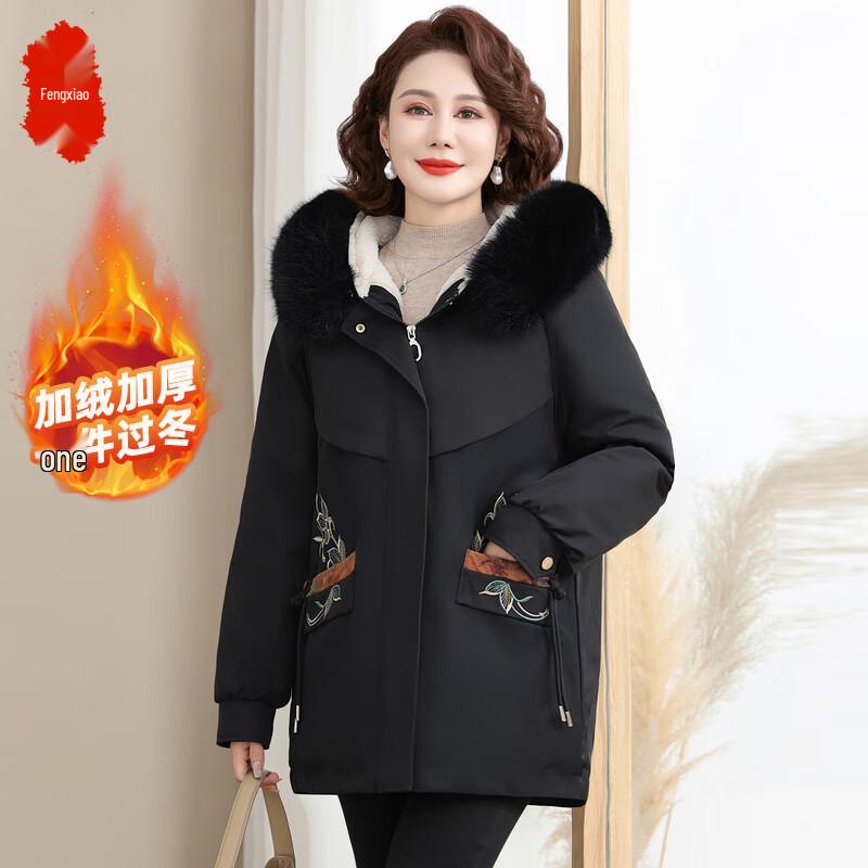 

Middle-Aged Women s Thickened Padded Winter Coat 5XL