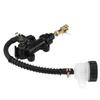  Motorcycle Rear Foot Brake Pump, Motorcycle Brake Master Cylinder, Aluminum Alloy Rear Brake Master Cylinder Pump, Compatible with GSXR 600 750 1000 
