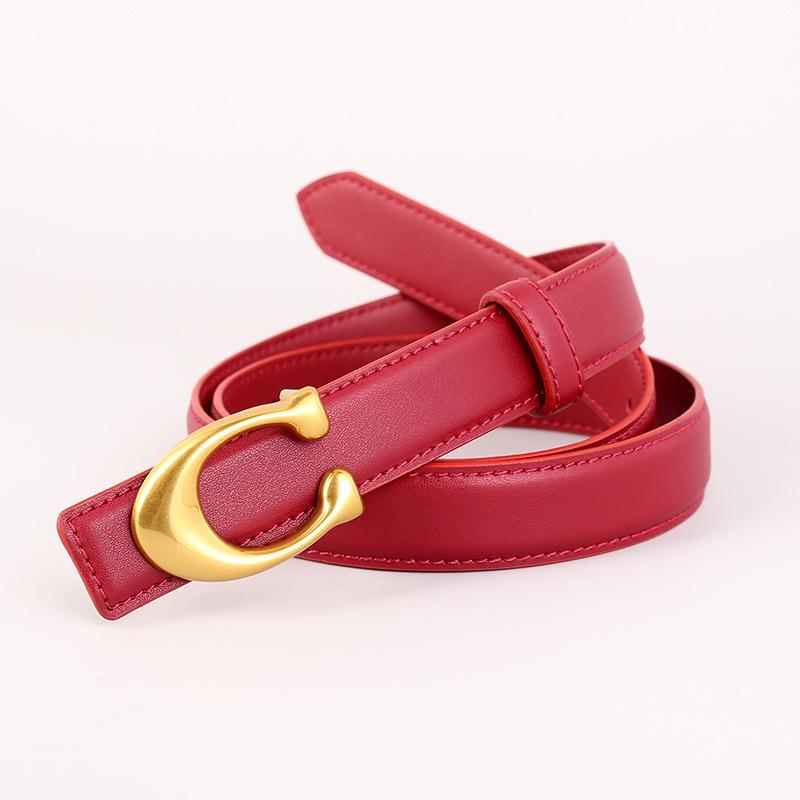 

Пояс, новый кожаный женский универсальный декор, модный и с высоким чувством стиля, с джинсовым поясом 100cm бордовый