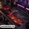 Custom Text Big Mousepad, Extended Desk Pad For Laptop Work GameWorld of Warcraft
