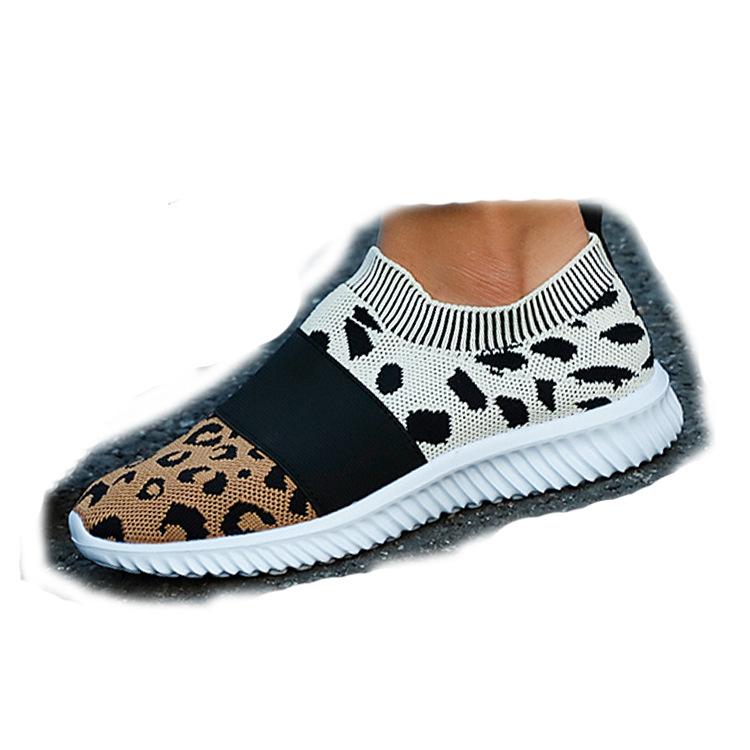

Женская повседневная вулканизированная обувь, женские сетчатые кроссовки, женские трикотажные туфли на плоской подошве, женская обувь без застежек, размер 43, Feminino Zapatos 43
