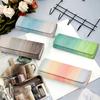 Einfache Brillenetui Praktisch Unisex Verschleißfest Tragbar Minimalistisch Geburtstagsgeschenk Leichter Luxus Regenbogenfarbe Brillenetui Brillen