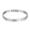 2026 Bracelet Men's Personality Smooth Curved Brand Fashion Trend Strap Titanium Steel Jewelry