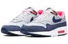 Nike Air Max 1 Platino Puro Blu Mezzanotte Rosa Corsa Donna 319986-116
