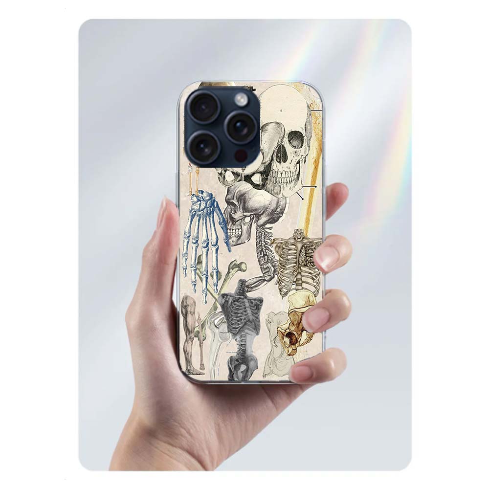 Medizinische menschliche Organe Gehirn Capa Handyhülle Für Iphone 17 Air 16 Pro Max 15 12 Pro 14 Plus 17E 16E 11 13 Mini Hüllen Fundas