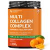 Carbamide Forte Multi Collageen Poeder voor Vrouwen & Mannen 200g met 5 Soorten Collageen Peptiden