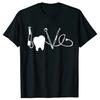 Heartbeat Dentist Dental Assistant T ShirtUnisex Style Shirts for Women Unisex Clothing Casual Tshirts Harajuku Graphic T Shirts