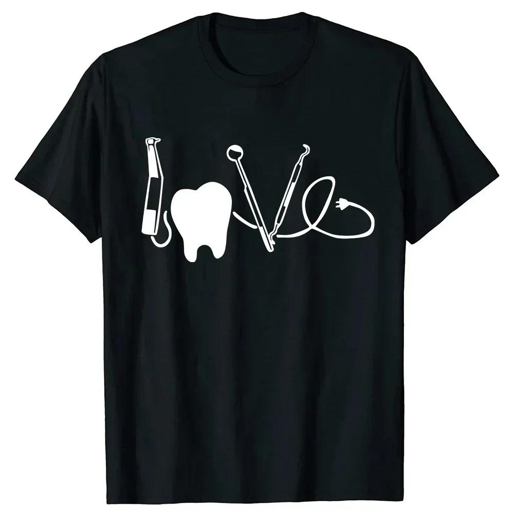 Heartbeat Dentist Dental Assistant T ShirtUnisex Style Shirts for Women Unisex Clothing Casual Tshirts Harajuku Graphic T Shirts