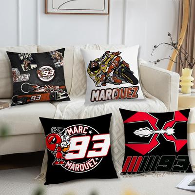 M-Marc M-Marquez 93 Kissenbezug Quadratisches Kissen Raum Schlafzimmer Kopfteil Sofa Wohnzimmer Rückenlehnenkissen Nickerchenzeit