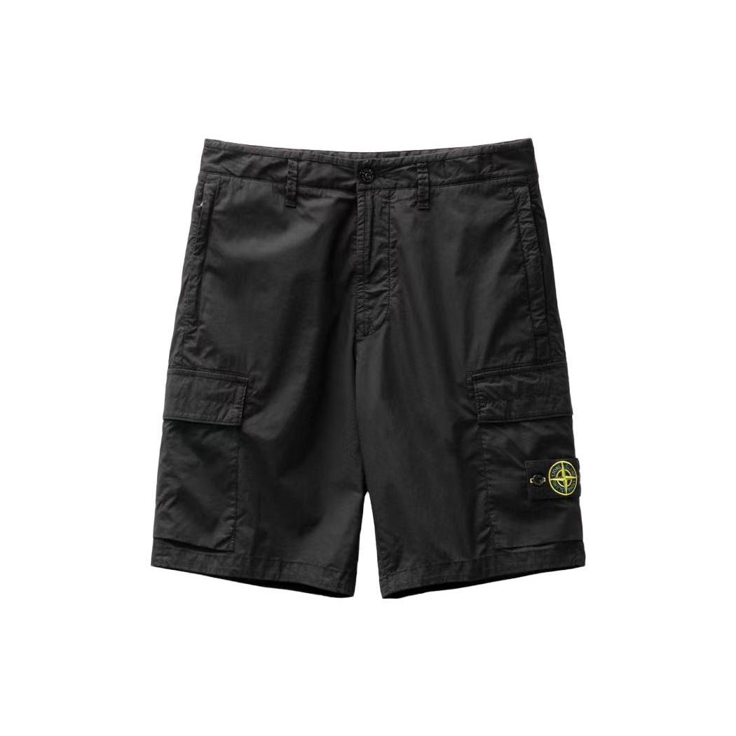 STONE ISLAND Cargo Bermuda Shorts `Black`