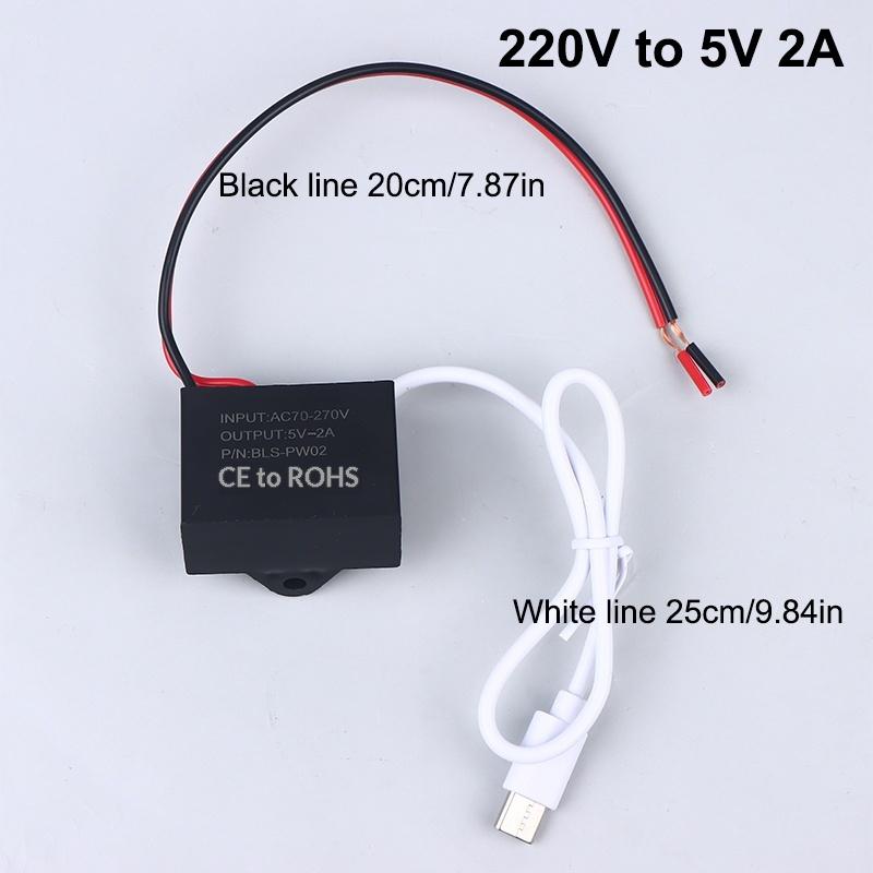 New Sale Waterproof 220V To 5V 1A/2A Wireless Video Camera Power Transformer Household Power Supply WiFi Monitoring Adapter