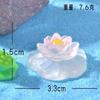 Landscape Micro Simulation Luminous Lotus Ornament Fish Tank Gardening Landscape Accessories Home Desktop Diy Resin Decoration