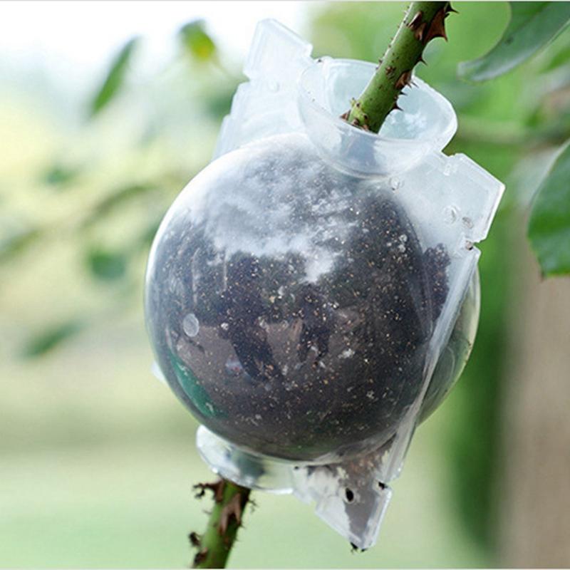5-100Pcs Plant Rooting Ball High Pressure Propagation Rooting Ball Grafting Breeding Grow Seedling Box Planting Nursery Pot