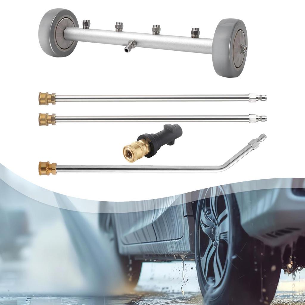 Pressure Washer Undercarriage Cleaner Car Wash Water Broom 4000PSI 16" Accessories for Patio