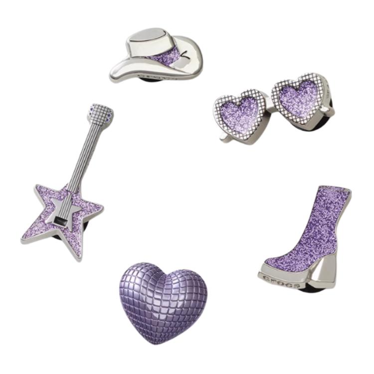 Crocs Zinc Alloy Shoe Accessories Unisex Purple 10015674