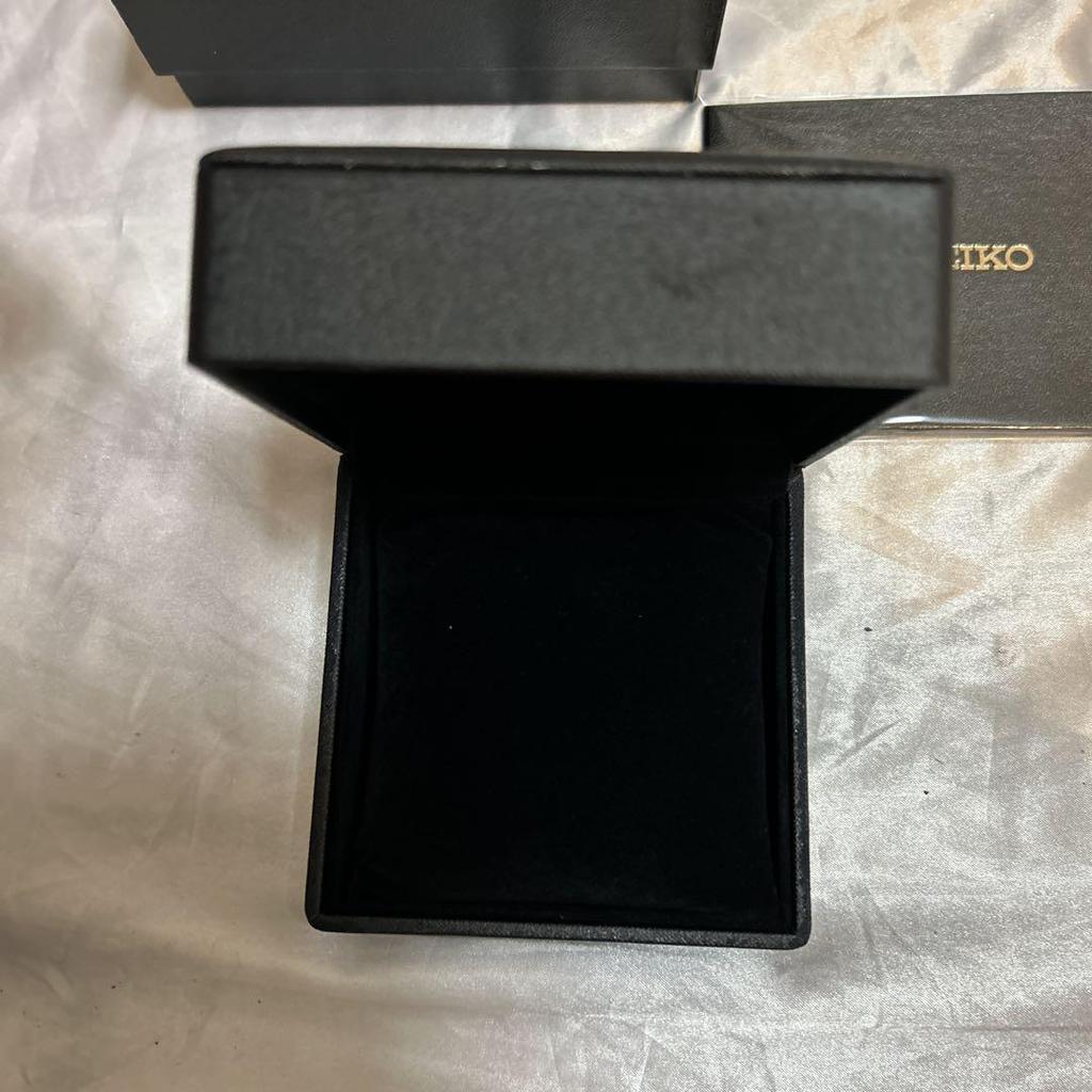 [USED] Seiko Gold Watch Wristwatch Empty Box