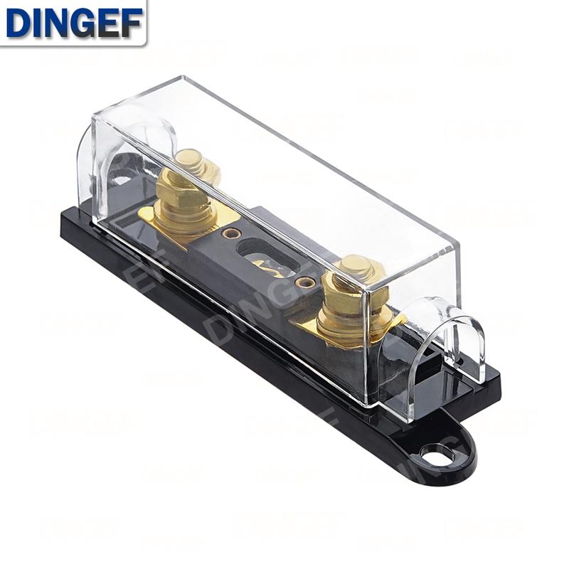 1Set ANL Fuse 60 80 100 120 275 300 400 450A 500 AMP ANS Fuse Holder Bolt-on Fuse Automotive Fuse Holders Fusible Link With Fuse