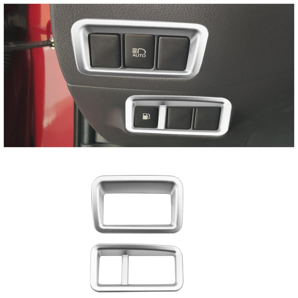 

ABS Накладка на кнопку регулировки фар для Toyota C-HR CHR 2016 - 2021 LHD ABS Интерьер серебряный