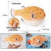 Oenux Ocean Animals Whale Shark Megalodon Crab Starfish Octopus Action Figures Soft Sea Life Model Educational Toy For Kids Gift